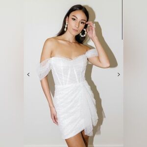 Watters Gibson White Dress